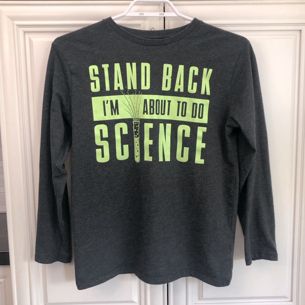 😎 Place Stand Back I’m about to do Science youth T-shirt